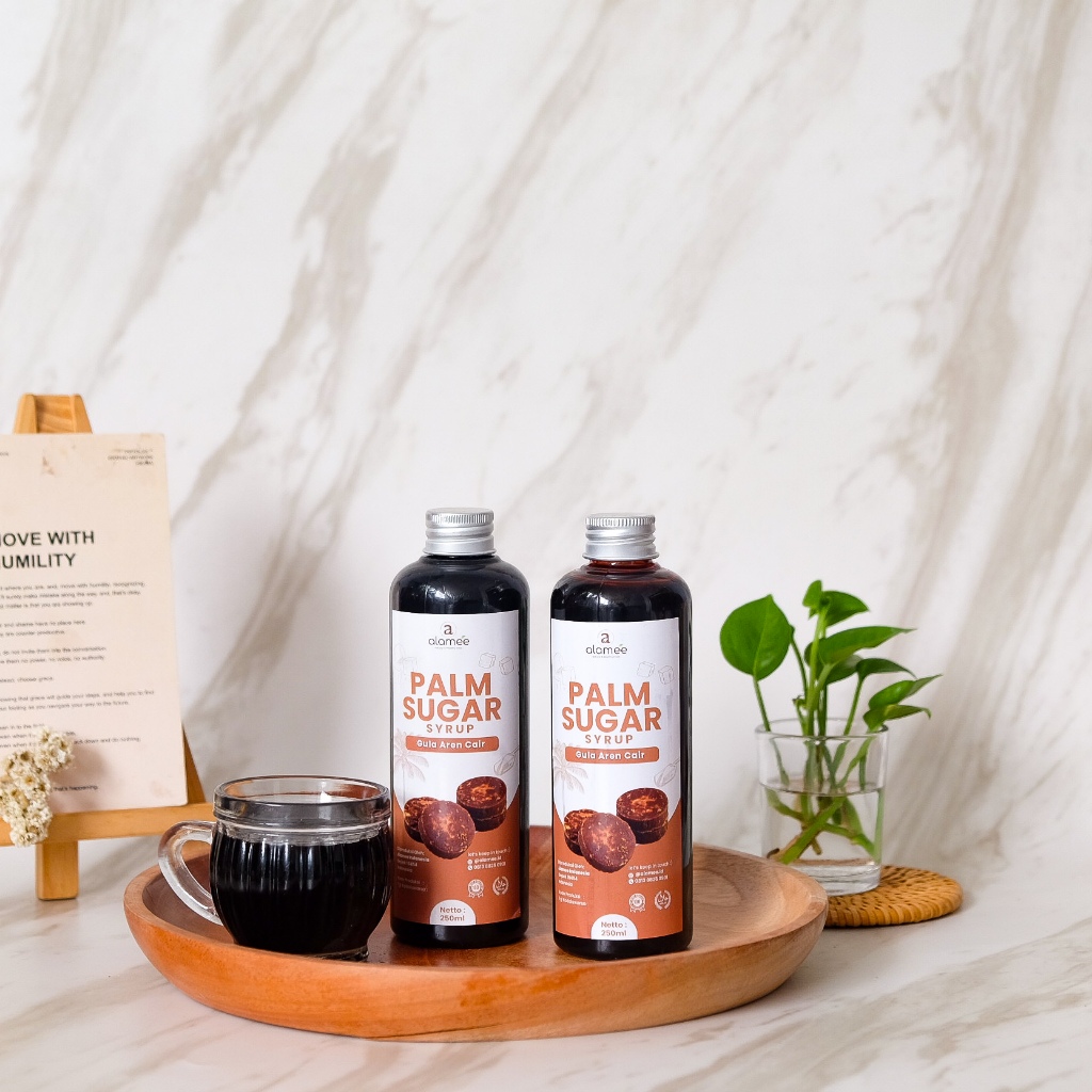 

ALAMEE Gula Aren Organik Cair Syrup Palm Sugar Organic Liquid Pure Murni Brown Sirup Natural 250ml