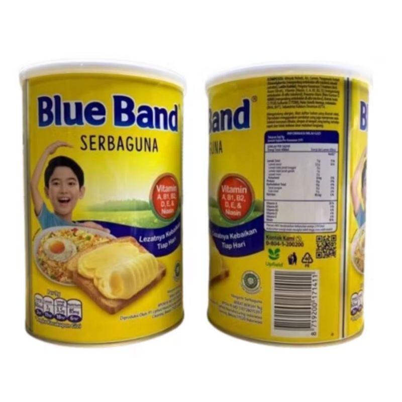 

Blue Band Serbaguna 1 kg kemasan kaleng ada penyok Exp Maret 2027
