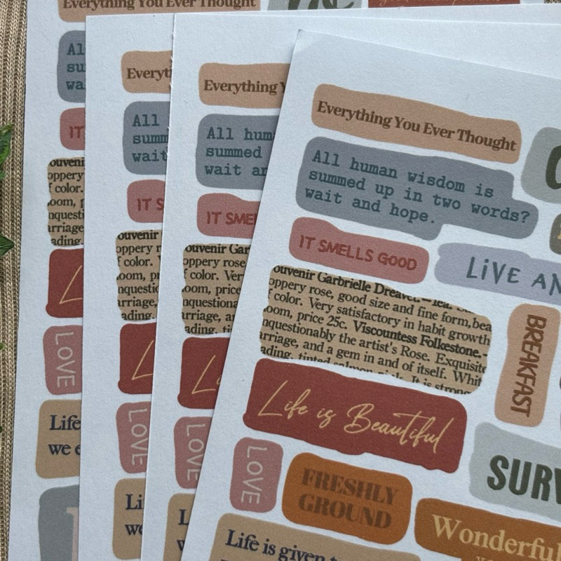 

khalishop - vintage color quotes sticker, vintage sticker quotes, magazine sticker, retro sticker, vintage note sticker, sticker sheet, sticker kata, sticker letter, sticker deco, sticker aesthetic, sticker jurnal, note letters, english word sticker