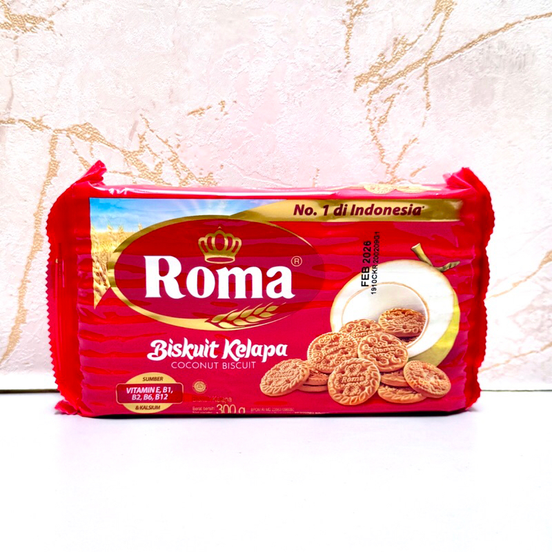 

Roma Biscuit Kelapa Biskuit Coconut 300gr