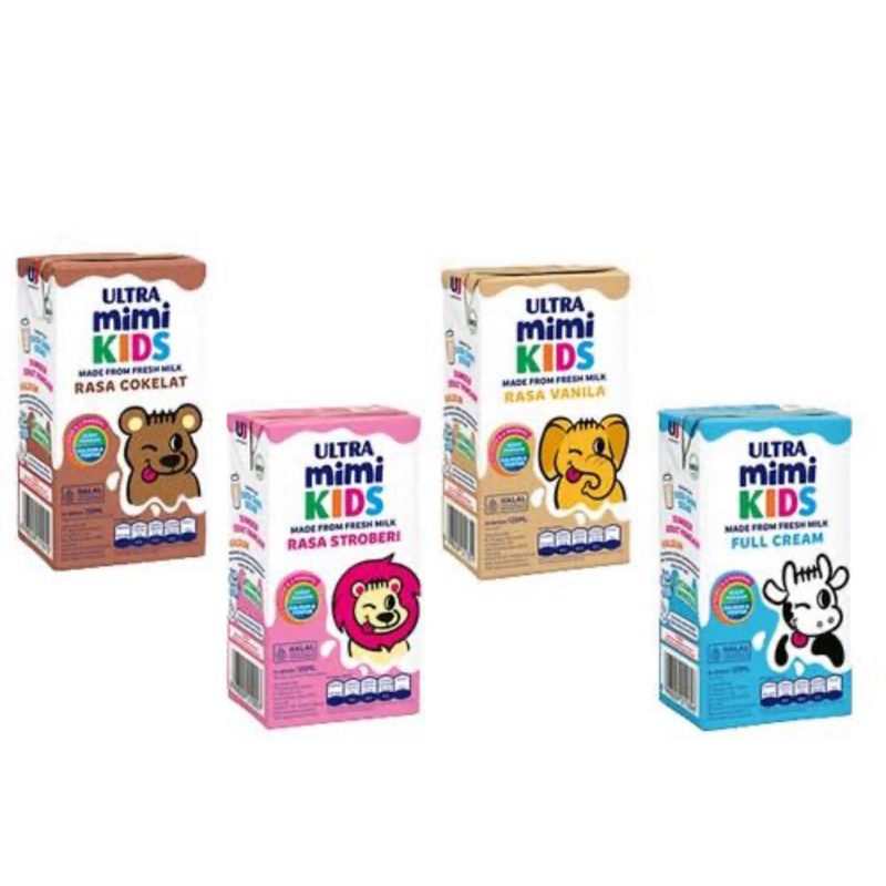 

Ultra mimi susu UHT milk vanila srawberry coklat full cream