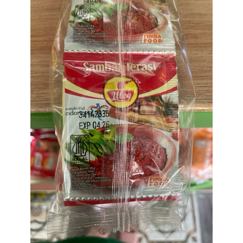 

Sambal terasi uleg / pak
