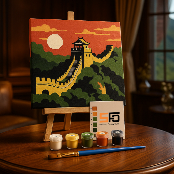 

SFO - DIY Paint By Numbers Kit 1 Set - Great Wall China AJ