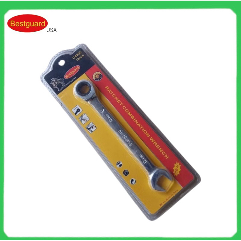BESTGUARD KUNCI RING PAS RACHET 12 MM RACHET RING PAS 12 MM