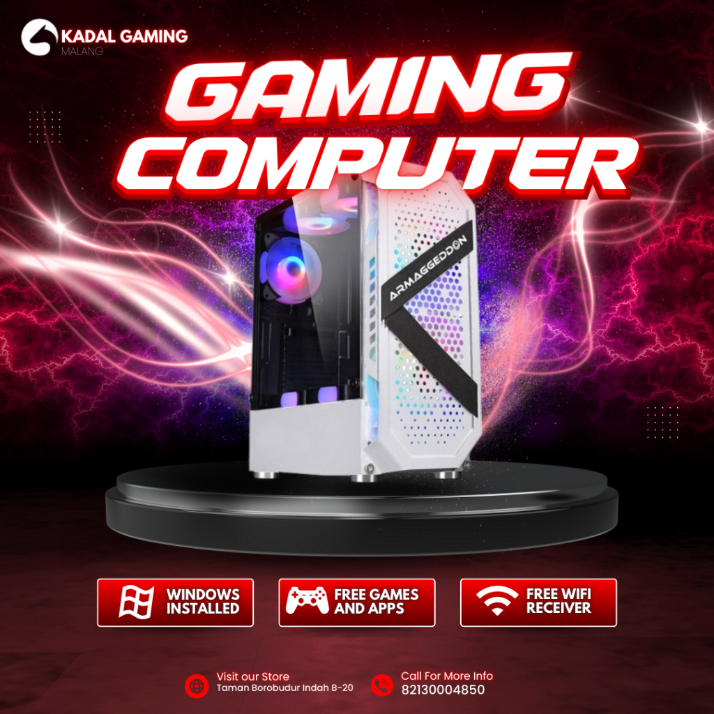 PC OFFICE EDITING SERVER INTEL CORE I7 10700F VGA NVIDIA GT 610 2GB RAM 16GB SSD 512gb CASE GAMING W