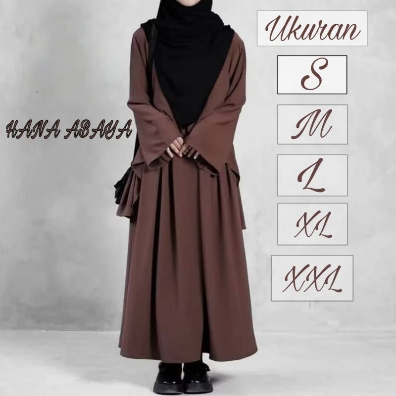 OneSet Tunik&rok Terbaru Crincle Remaja kekinian Hayyana Baju Lebaran