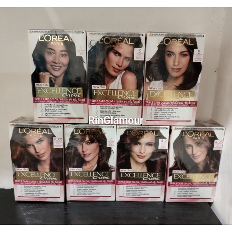 LOreal Paris Excellence Creme - Cat Rambut