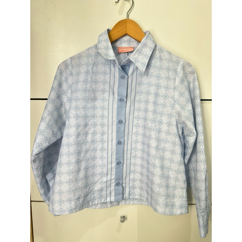 preloved Ria Miranda monogram shirt