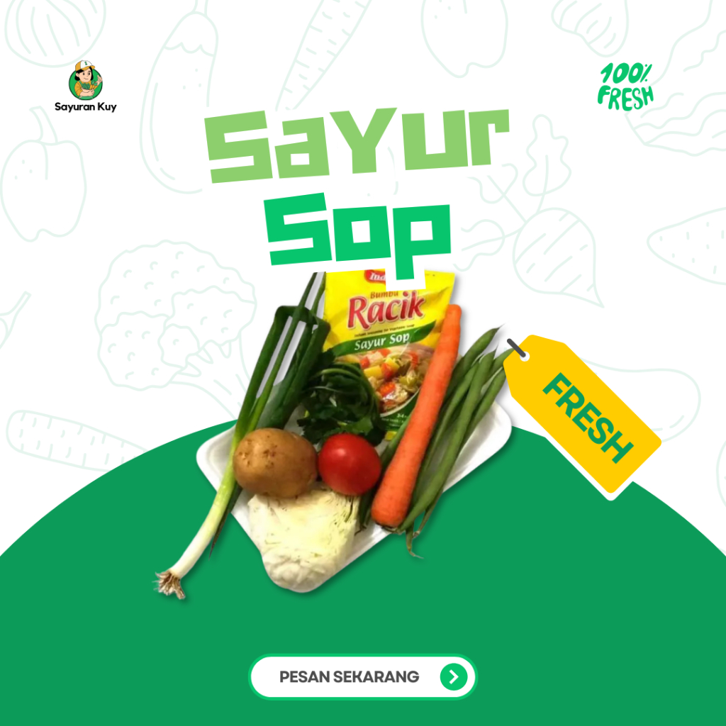 

Sayur Sop Siap Masak dengan Bumbu Kaldu