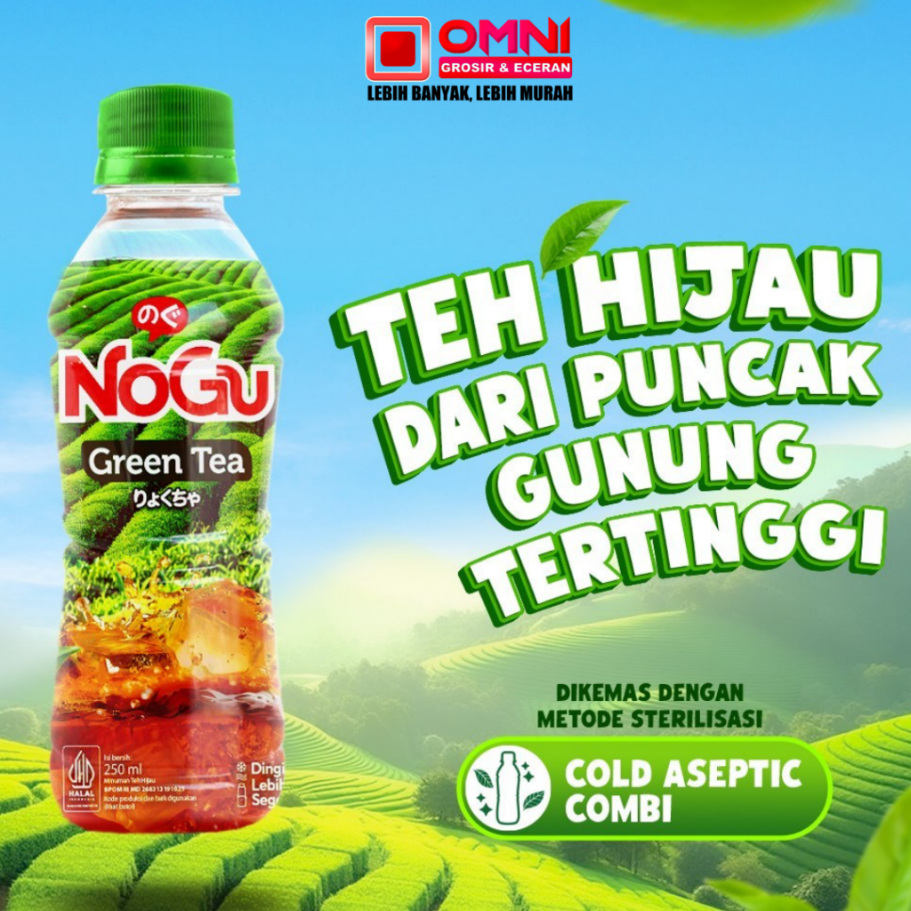 

NoGu Green Tea 250 ml - Teh Hijau Organik