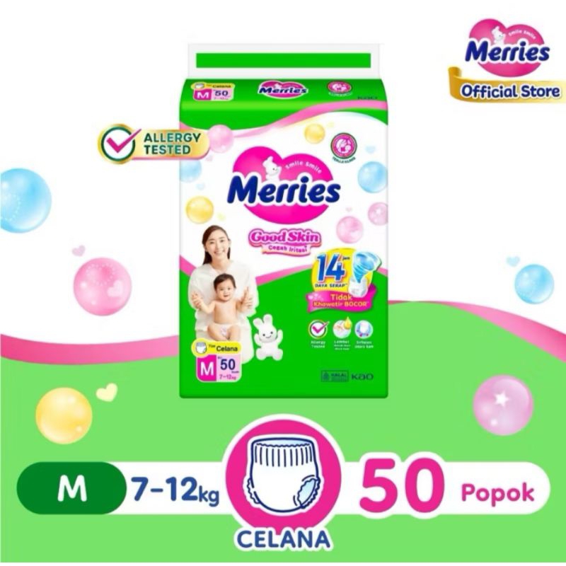 merries m50, pempers merries m50