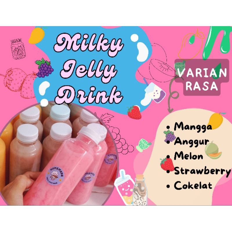 

ES JELLY/MILKY JELLY DRINK 250ml isi 2pcs