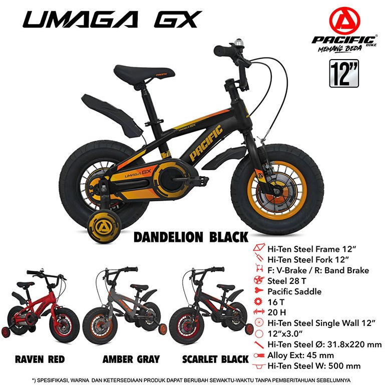 Sepeda BMX 12" Pacific Umaga Gx 3.0