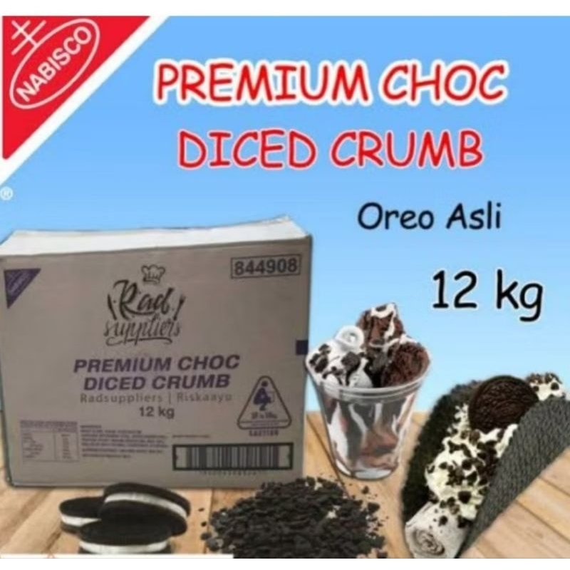 

asli 100% oreo crumb 12kg termurah cocok untuk dunia pertopingan