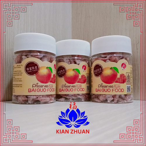 

BAI GUO PLUM MANISAN KULIT JERUK RASA MADU BOTOL 85gr