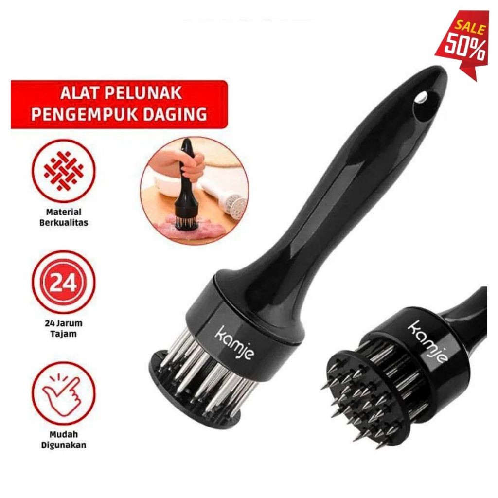 

Pengempuk Segala Jenis Daging Alat Pelunak Daging Meat Stainless Steel Praktis Serbaguna
