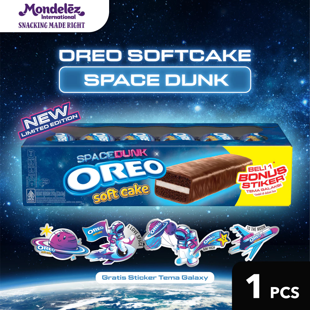 

Oreo Bolu Softcake Box [Space Dunk Edition] 12x16g [Free Sticker]