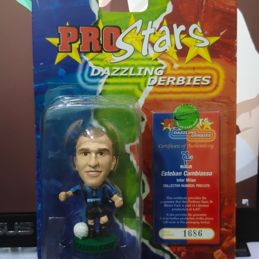 Action figure Corinthian Prostars Esteban Cambiasso Inter Milan
