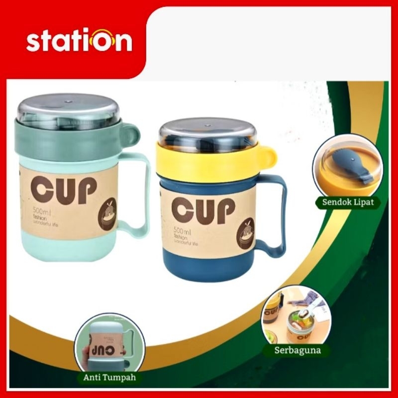 TEDEMEI Soup & Thermos Soup Cup 530ml