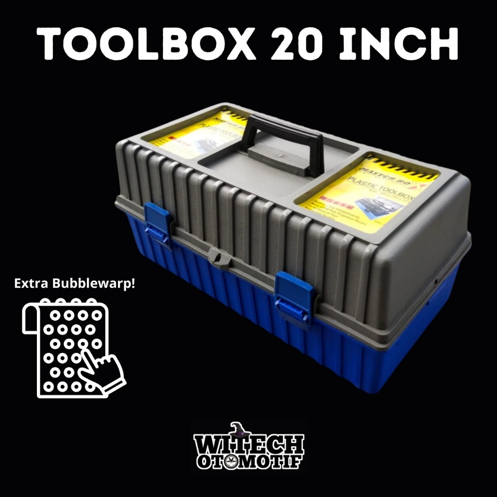 TOOLBOX 20 INCH Plastik kekuatan tinggi dan poros penghubung logam,kuat dan tahan lama.