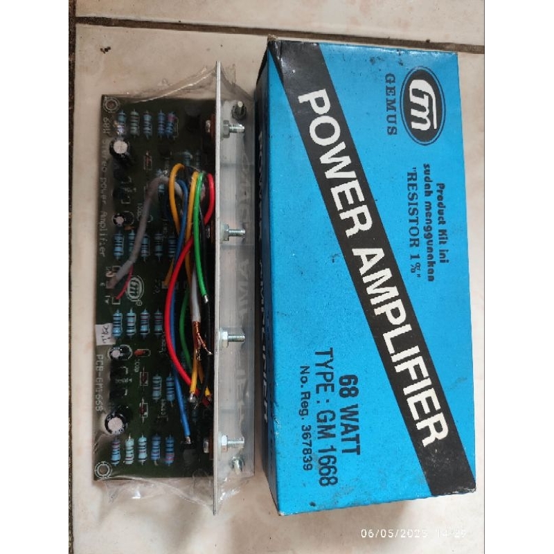 rakitan power amplifier 68 watt gm1668