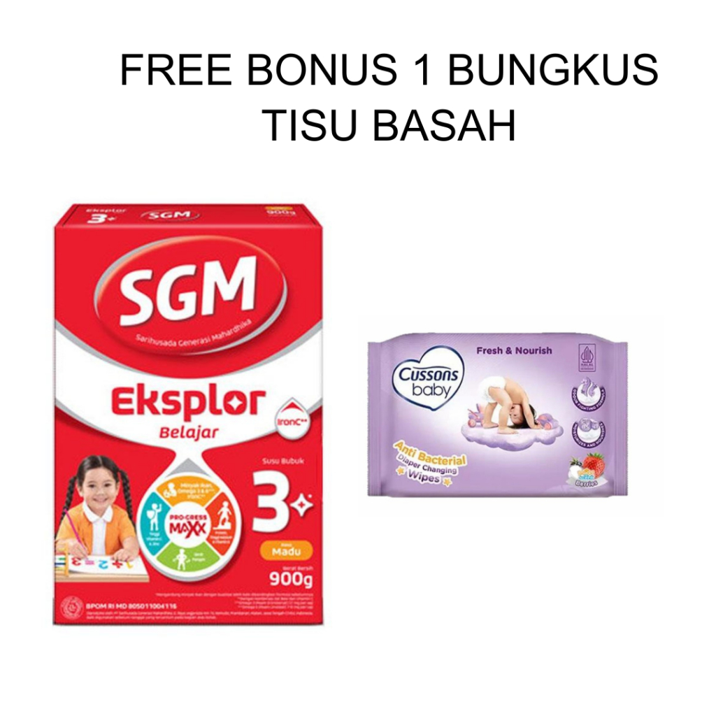 SGM 3+ Madu 900gr – Susu Anak 3–5 Tahun Rasa Madu, Dukung Hari-Hari Si Kecil yang Penuh Energi