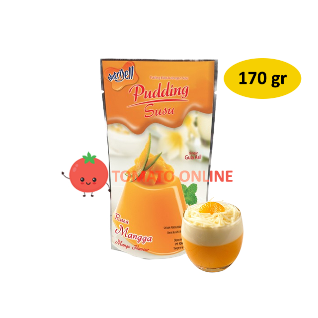 

Nutrijell Nutrijel Nutrijelly / Pudding Susu Mangga Puding Mango / 170 g gr gram 170g 170gr 170gram