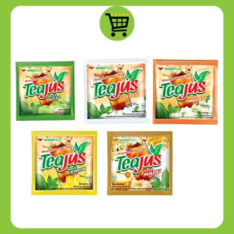 

•DailyMart• Tea Jus Renceng isi 10 Sachet | Teh Instan Tea Jus Aneka Rasa