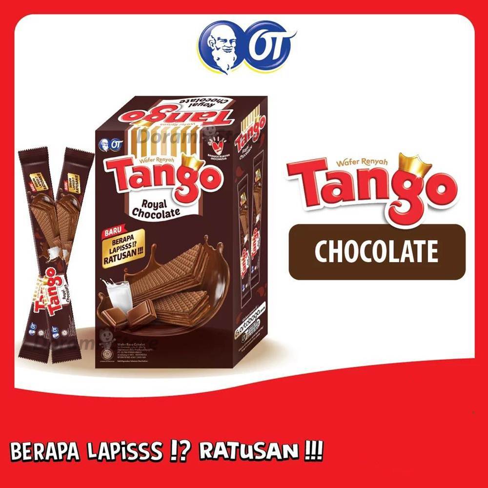 

Tango Wafer Long Size Box 20x5gr / Cemilan Wafer