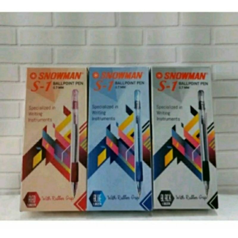 

Pena Sniwmen S-1/Ballpoint Pen/Pulpen