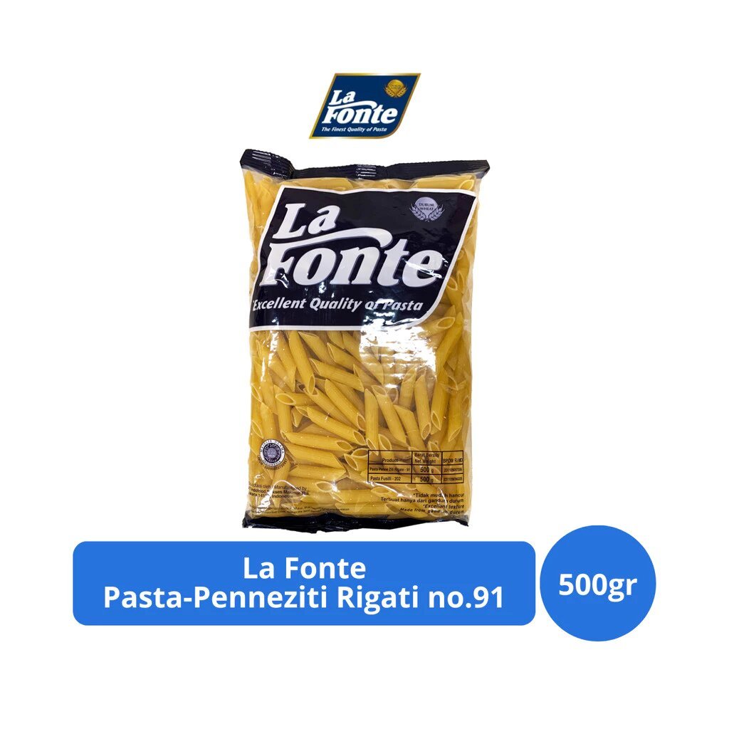 

La Fonte Pasta Penneziti Rigati 500gr