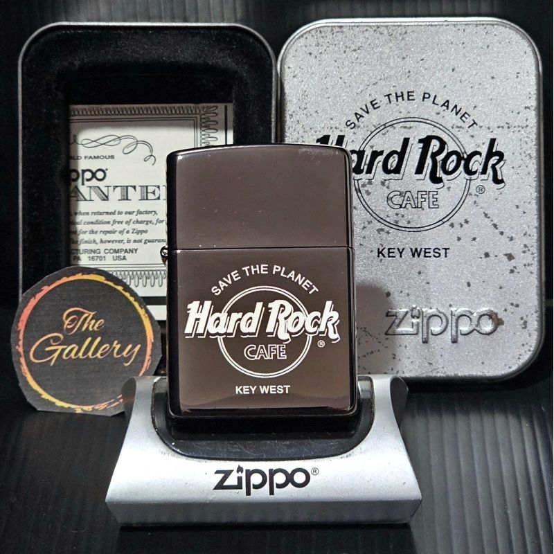 ORIGINAL ZIPPO OFFICIAL HARD ROCK CAFE KEY WEST TAHUN 2003 VERY RARE