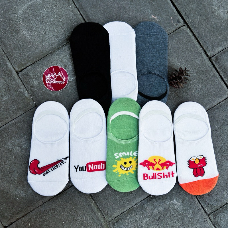 Kaos Kaki Hidden Socks Polos dan Motif