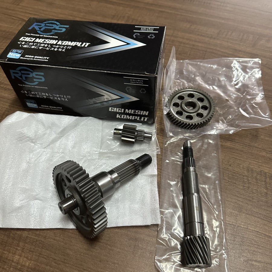 RPS BEAT GIGI MESIN KOMPLIT GEAR GARDAN GIR ASSY KIT SET RASIO BESAR KECIL RATIO CVT AS PULLY PULLEY