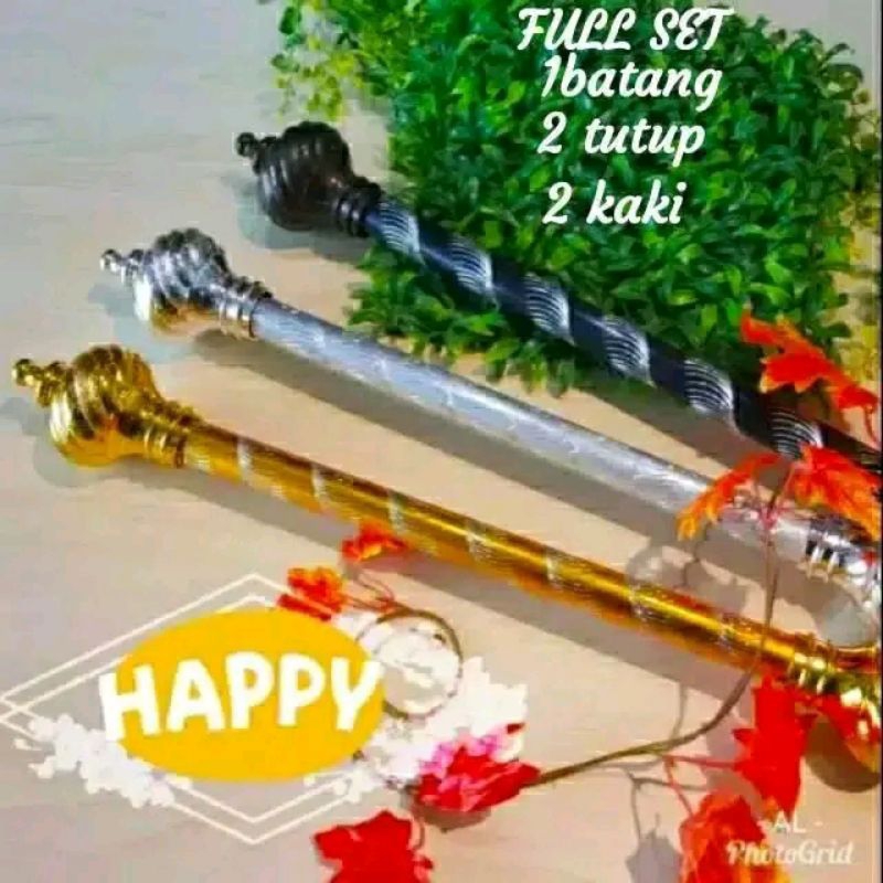 Batang gorden besi gorden full set(lengkap)