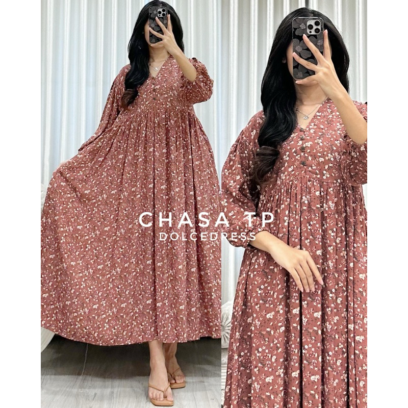 Daster Arab DOLCE CHASA TP Midi Dress Rayon