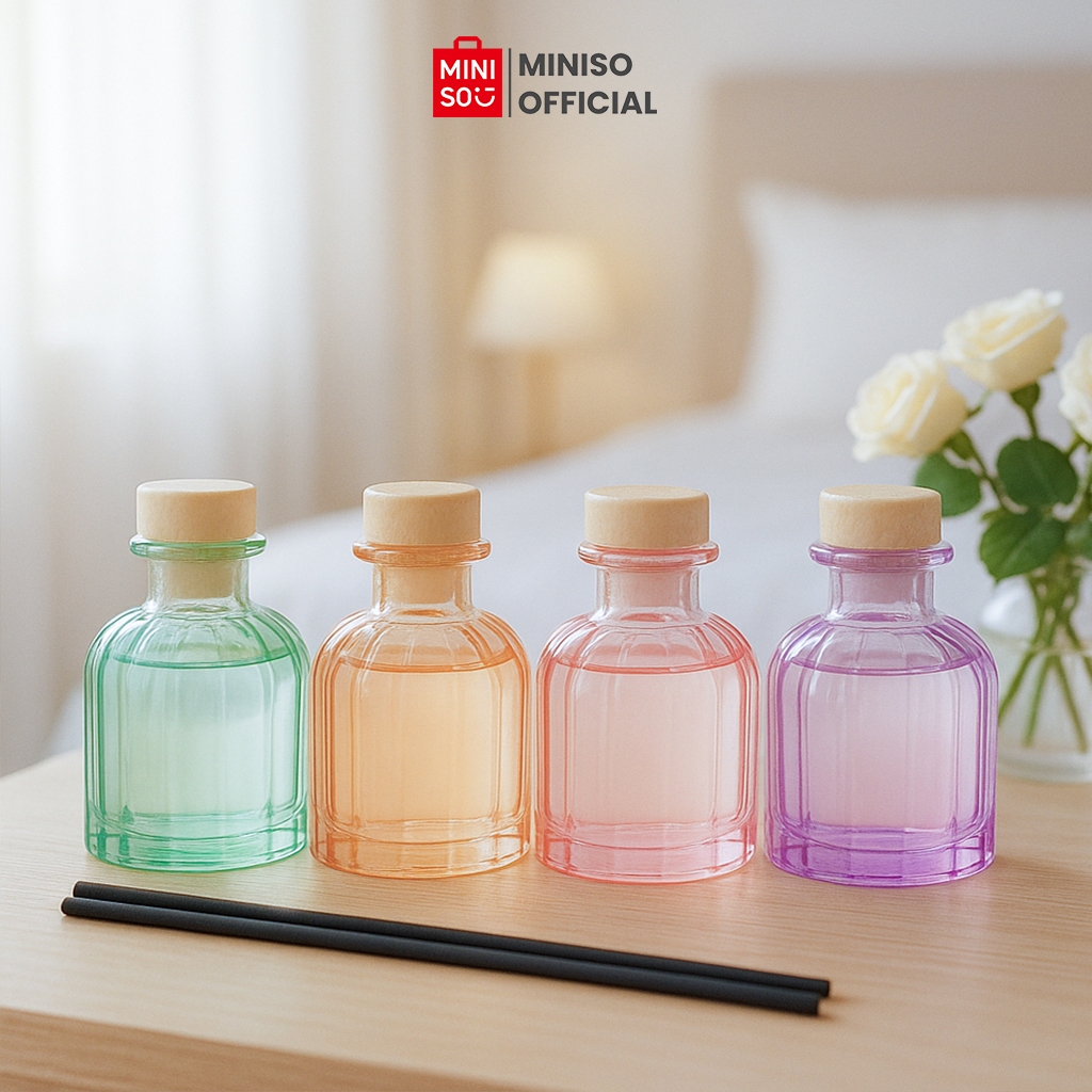MINISO Reed Diffuser Secret Garden Series 100ml Aromatherapy Pengharum Ruangan Aromaterapi