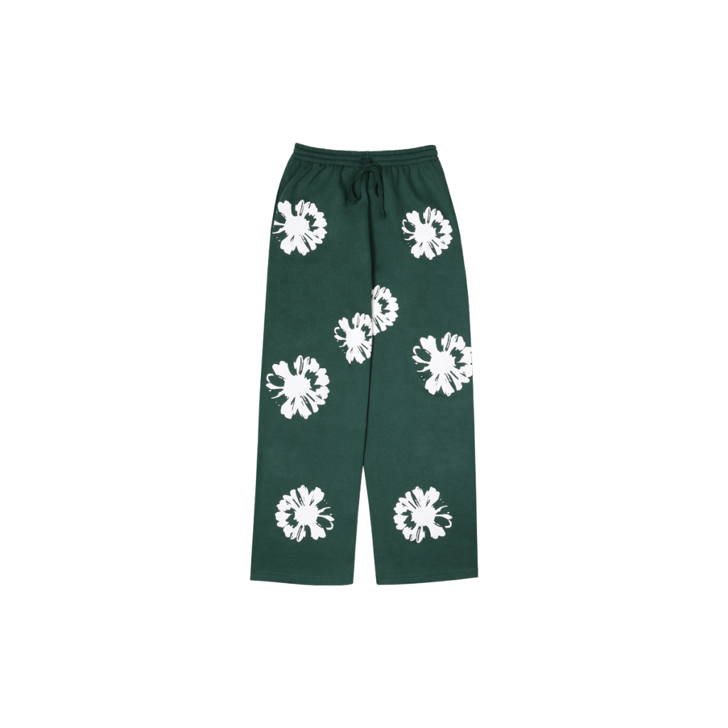 W.Essentiels Le Valensole Full Print Sweat Pants Emerald (green)