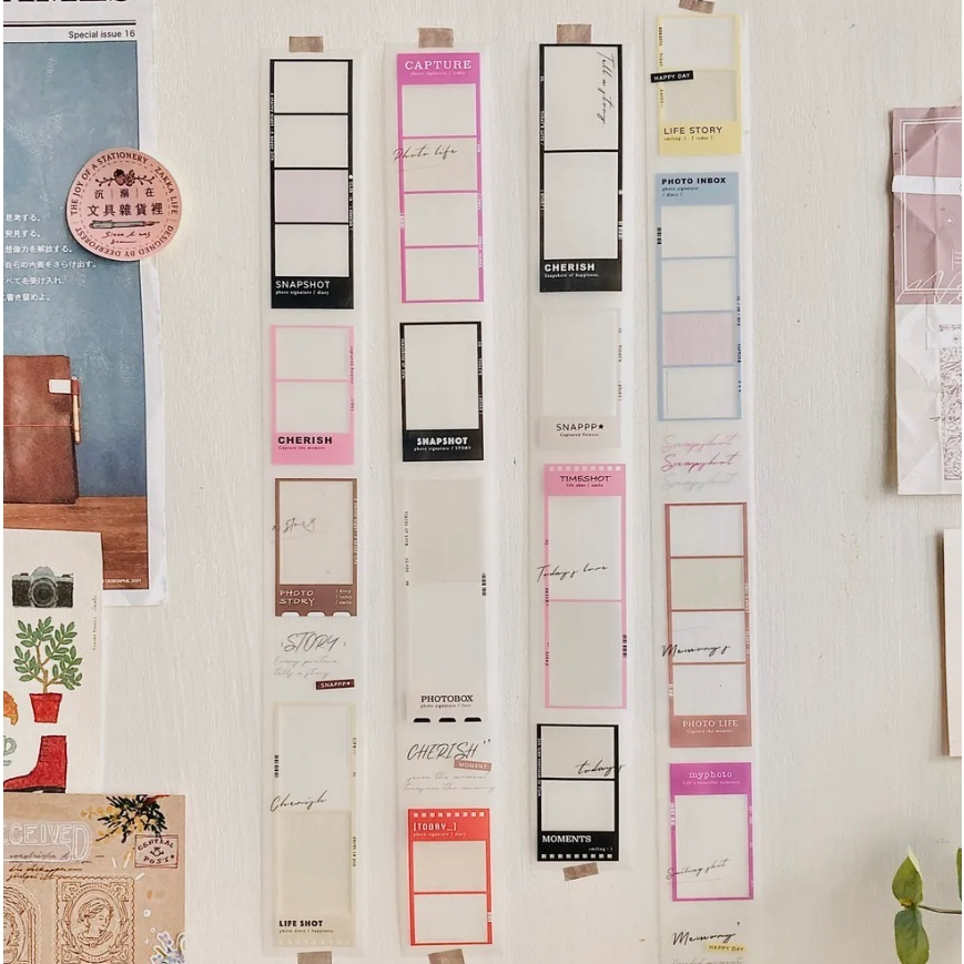 

Deer Forest Colourful Frame PET Tape Sticker Sample