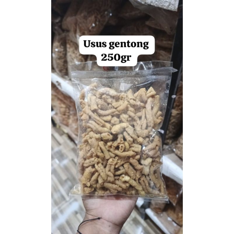 

Kripik Usus Goreng Keripik Usus Gentong 250 Gram
