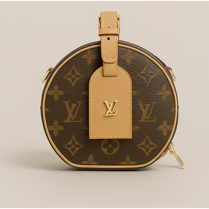 Louis Vuitton Boite Chapeau - Tas Rantai / Tas Bahu Bundar Original Elegan