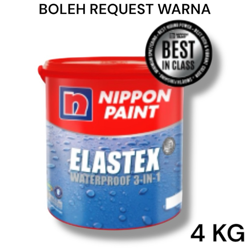 ELASTEX, CAT WATERPROOF NIPPON PAINT 4 KG