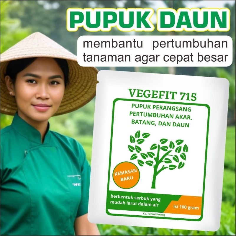 Pupuk Vegefit 715, Pupuk Pertumbuhan Akar, Batang, dan Daun, Pupuk NPK