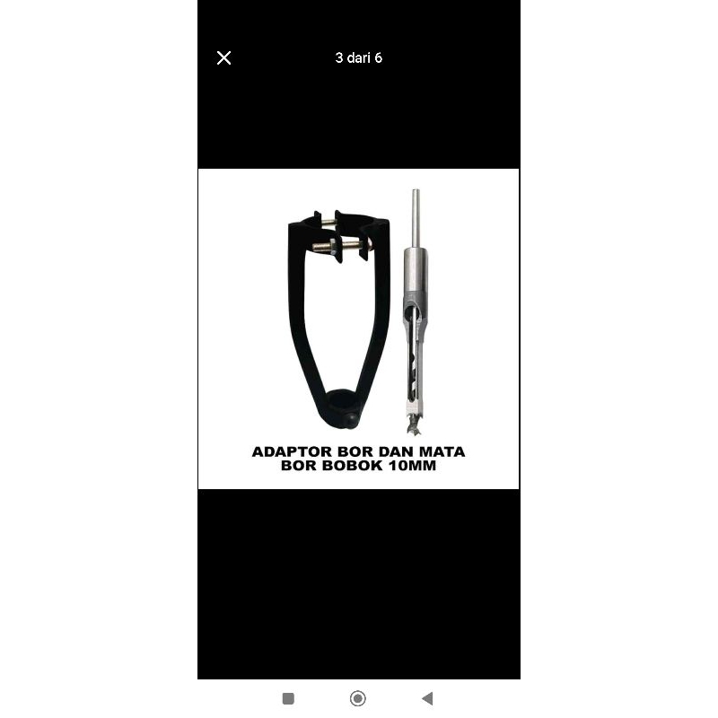 Adaptor bor atau dudukan bor Pahat