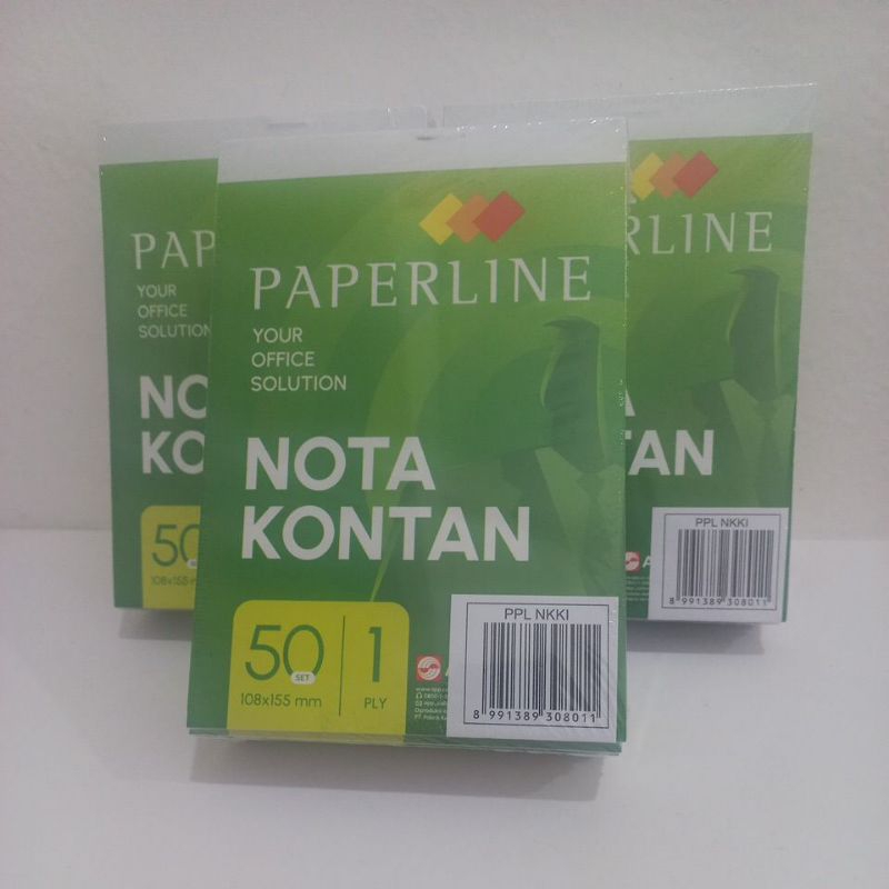 

nota k1 paperline/harga untuk per/pak (isi 10 buku)