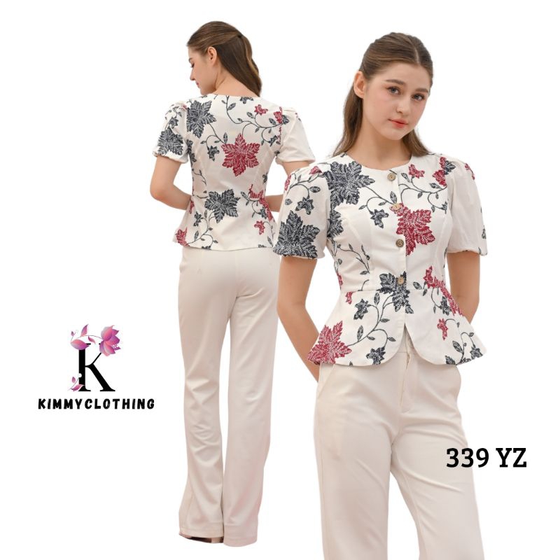 ATASAN PEPLUM-339 YZ-BATIK COUPLE-ATASAN BATIK PEPLUM