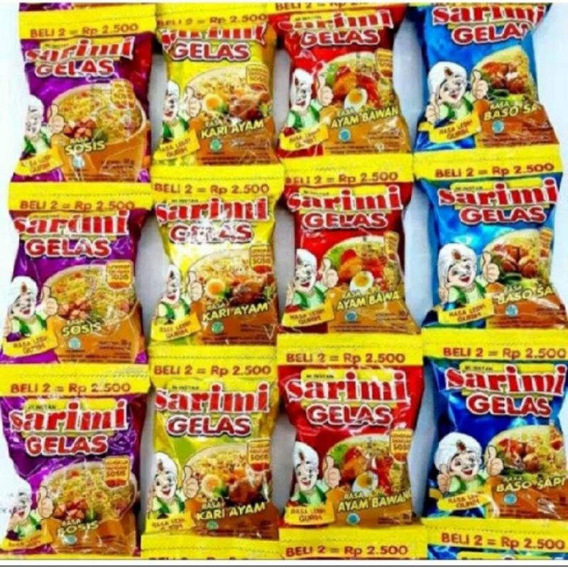 

Sarimi gelas 1 renceng isi 12 bks bisa Cod