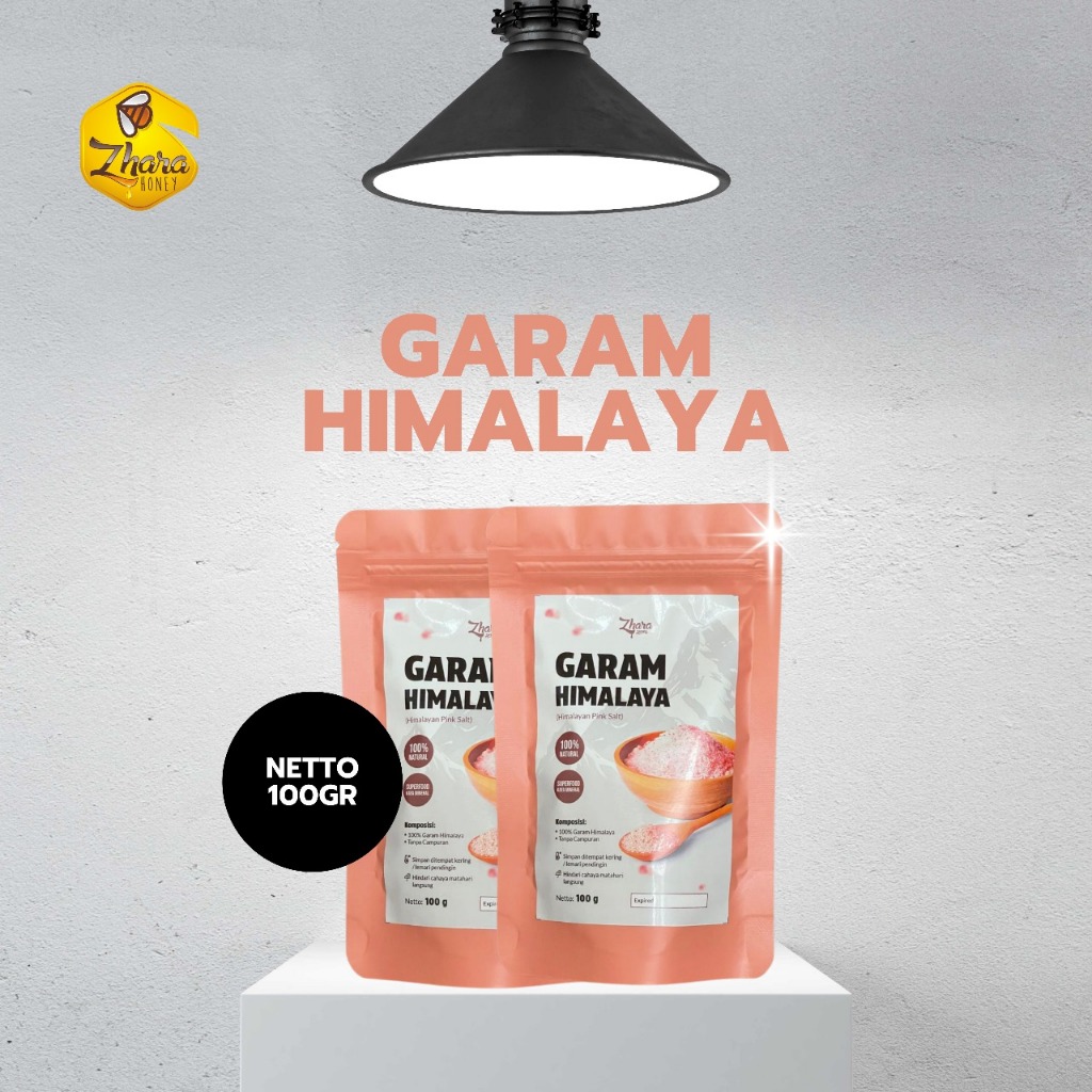 

Garam Himalaya 100gr | Himalayan Pink Salt | Organik | Original | Superfood Natural Premium Alami