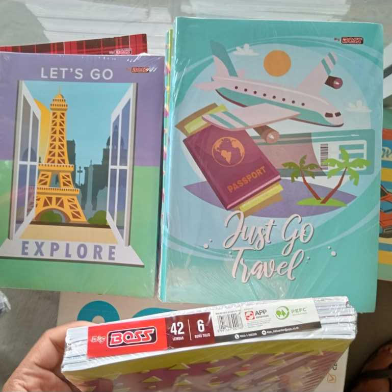 1 Pak Buku Tulis Big Boss Sidu 42 Lembar