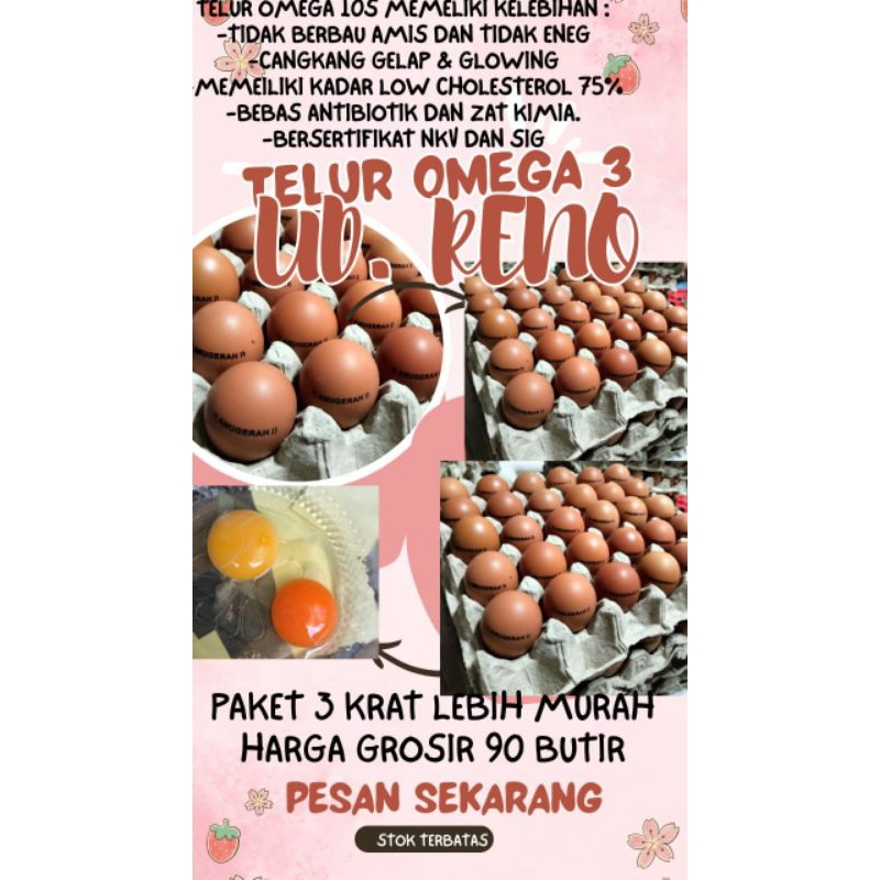 

PROMOSI TELUR OMEGA 3 KRAT/90 BUTIR